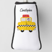 Gelb Taxi Design Golf Headcover (Rotieren 90)