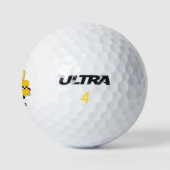 Gelb Taxi Design Golfball (Logo)