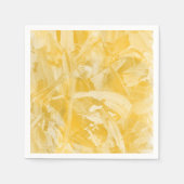 gelb texturiert serviette (Vorderseite)