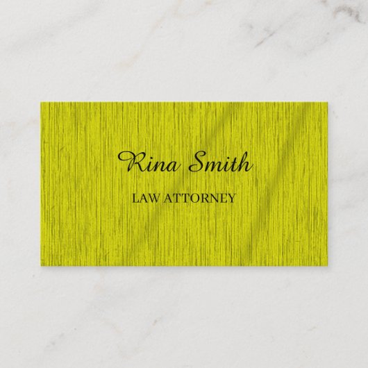 gelb texturiert visitenkarte (Vorderseite)