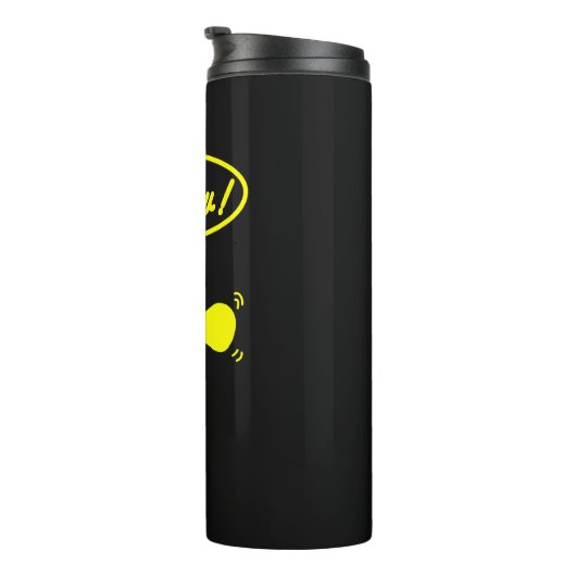 Gelb! Thermosbecher (Nach rechts gedreht)