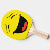 GELB TISCHTENNIS SCHLÄGER (Seitenansicht)