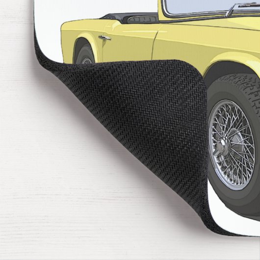 Gelb TR4 Mousepad (Ecke)