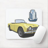 Gelb TR4 Mousepad (Mit Mouse)