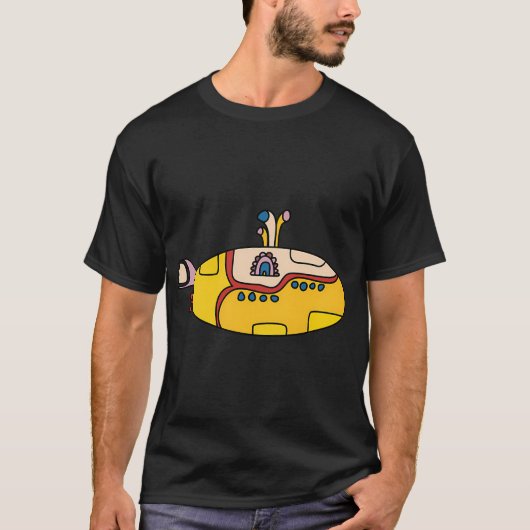 Gelb U-Boot T-Shirt (Vorderseite)