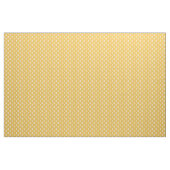 Gelb u. Weiß punktiert | Gewebe Stoff (Yard (91,4 cm))