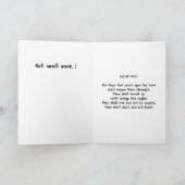 gelb, um den Tag zu erhellen Karte (Innenseite)