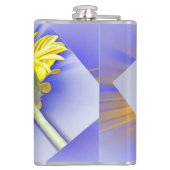 Gelb und Blau Flachmann (Rückseite)