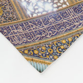 Gelb und blau fleecedecke (Ecke)
