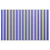 Gelb und blau gefärbtes Muster Stoff (Fat Quarter (45,7 x 55,9 cm))