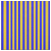 Gelb und blau gestrichen/Linse Muster Stoff (Muster)