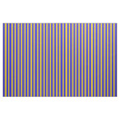 Gelb und blau gestrichen/Linse Muster Stoff (Fat Quarter (45,7 x 55,9 cm))