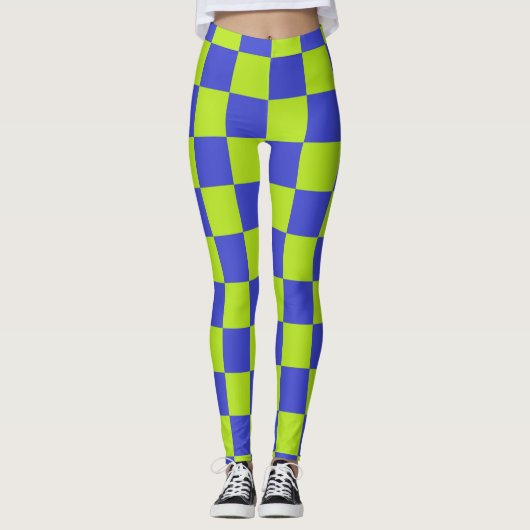 Gelb und blau leggings (Vorderseite)