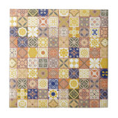 Gelb und blau-marokkanisch fliese (Vorderseite)