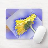 Gelb und Blau Mousepad (Mit Mouse)