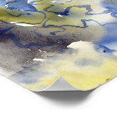 Gelb und Blau von Charles Demuth Poster (Ecke)