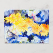 Gelb und Blau von Charles Demuth Postkarte (Vorderseite)