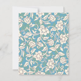 Gelb und blau wirbelnde Blume Papier aus Papier