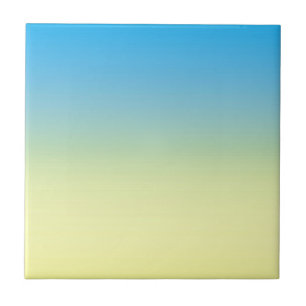 Gelb und blau zwei Tone Fliese