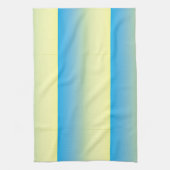 Gelb und blau zwei Tone Handtuch (Vertikal)