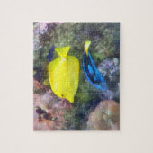 Gelb und Blauer Tang Puzzle (Vertikal)