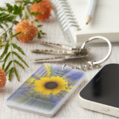 Gelb- und Blautönen Schlüsselanhänger (Vorderseite rechts)