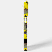 Gelb und braun Camouflage Ihr Name personalisieren Case-Mate iPhone Hülle (Rückseite / Rechts)