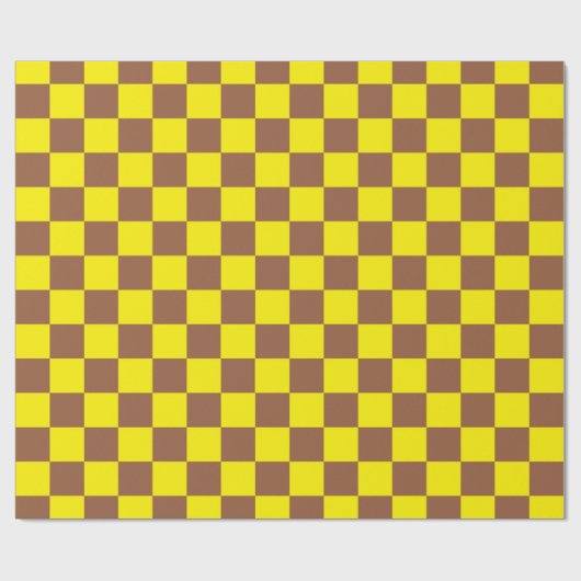 Gelb und braun geschenkpapier (Flach)