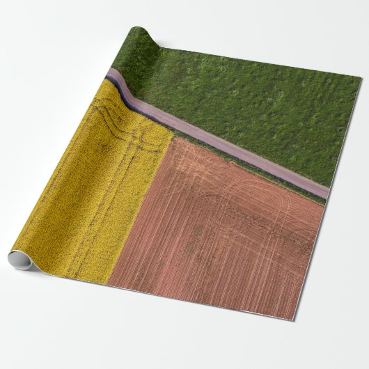Gelb und braun geschenkpapier (Ungerollt)