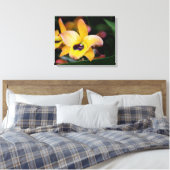 Gelb und braun leinwanddruck (Insitu (Schlafzimmer))