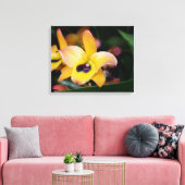 Gelb und braun leinwanddruck (Insitu (Wohnzimmer))