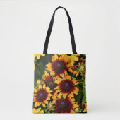 Gelb und Bronze Rubeckias Floral Tasche (Vorderseite)