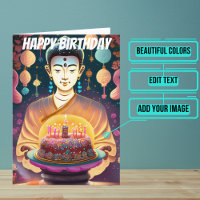 Gelb und Fushia Buddha Birthday