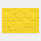 Gelb und Gold Geschenkpapier Set (Vorderseite 2)