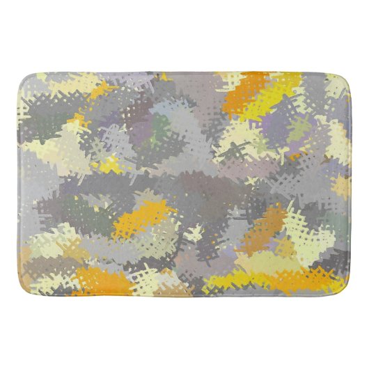 Gelb und Grau Badematte (Vorderseite)