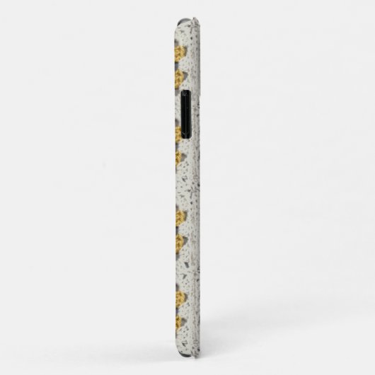 Gelb und grau, Grannviertel Case-Mate iPhone Hülle (Hinten/Rechts)