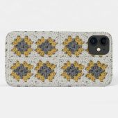 Gelb und grau, Grannviertel Case-Mate iPhone Hülle (Rückseite (Horizontal))