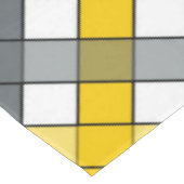 GELB UND GRAU KARIERT TISCHDECKE (Schrägansicht)