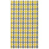 GELB UND GRAU KARIERT TISCHDECKE (Vorderseite)
