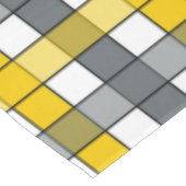 GELB UND GRAU KARIERT TISCHDECKE (Schrägansicht)