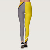 Gelb und Grau Leggings (Rückseite)