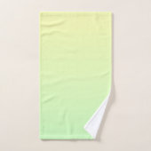 Gelb und Grün Badhandtuch Set (Handtuch)