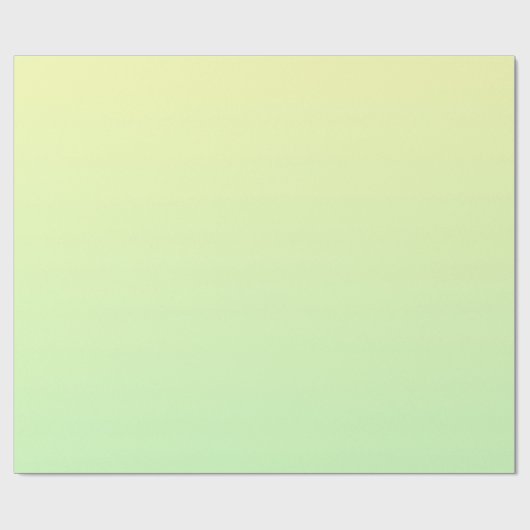 Gelb und Grün Geschenkpapier (Flach)