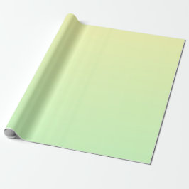 Gelb und Grün Geschenkpapier