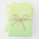 Gelb und Grün Geschenkpapier Set (Beispiel)