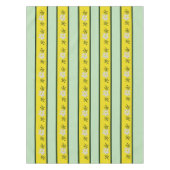 Gelb und grün gestrichen tischdecke (Vorderseite)