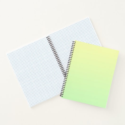 Gelb und Grün Notizblock (Innenseite)