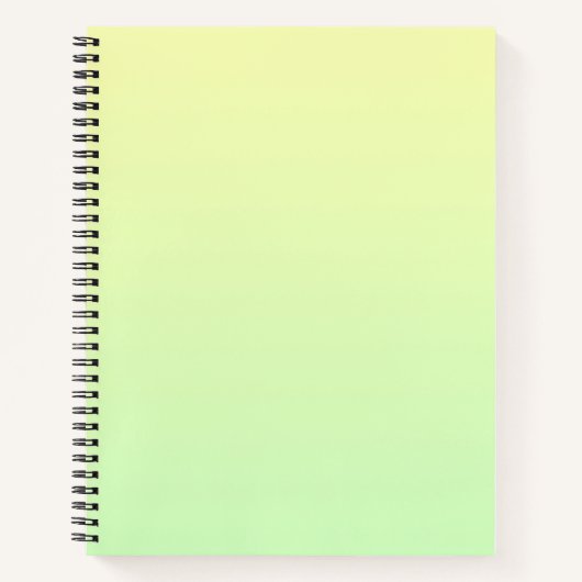 Gelb und Grün Notizblock (Vorderseite)