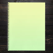 Gelb und Grün Notizblock