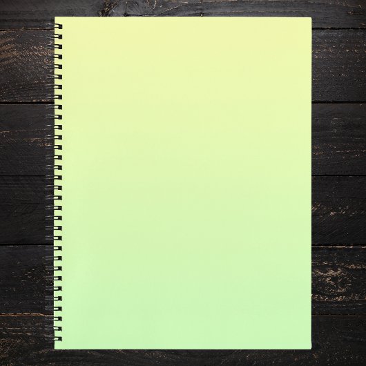 Gelb und Grün Notizblock